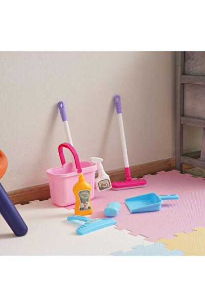 PAN HOME Little dustman Kids Cleaning set -pink