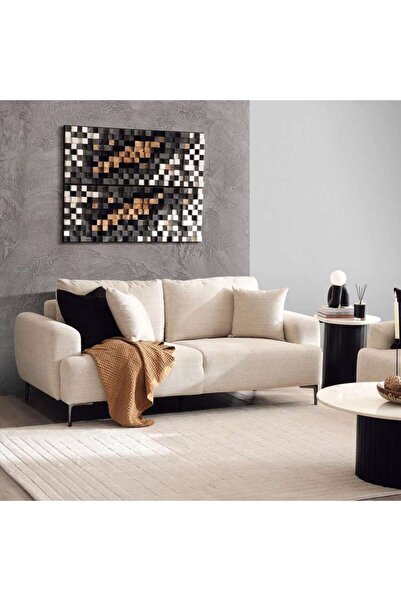 PAN HOME Hassa 3 Seater Sofa - Beige