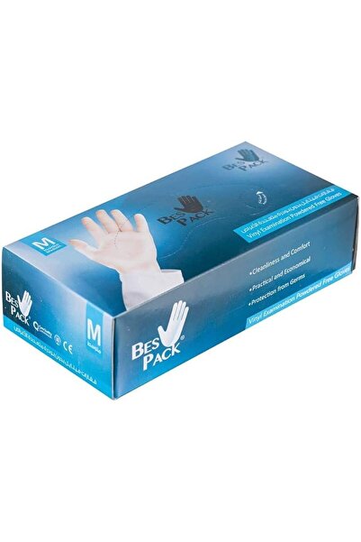 Bes Pack Vinyl Gloves Box
