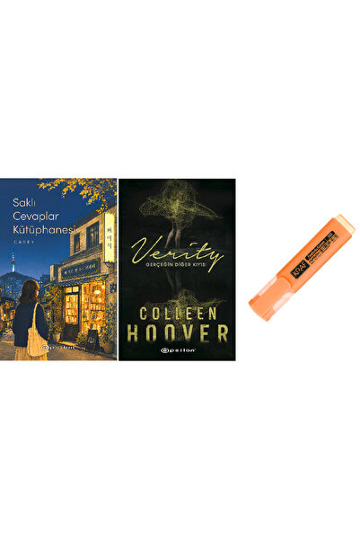 Epsilon Yayınevi Saklı Cevaplar Kütüphanesi + Verity 2 Kitap Set KALEM HD