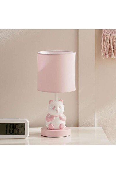 PAN HOME Panda E14 Ceramic Table Lamp Dia 15x33.5cm - Pink