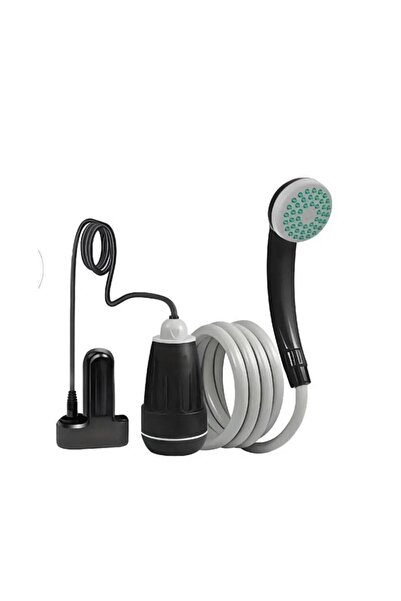 Tradeo Portable Travel Shower with 1.8M Hose, 15L Foldable Bucket, 3.7V Pump ...
