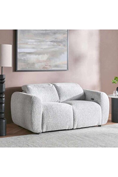 PAN HOME Golden Gap 2 Seater Recliner Sofa - Beige