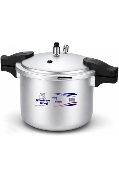 Kitchen King kk Blaze Pressure Cooker, Safe, Durable Anodized Aluminium, Sati...