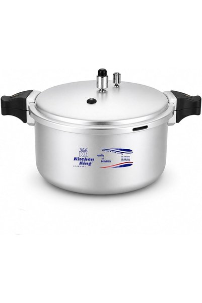 Kitchen King kk Blaze Pressure Cooker, Safe, Durable Anodized Aluminium, Sati...