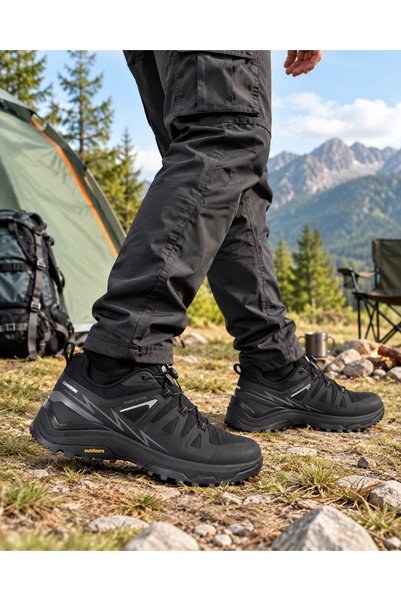 HUMTTO Men's Casual Shoes Waterproof Outdoor-Trekking-Walking-Camping Shoes /...