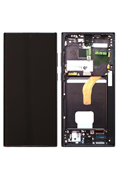 Samsung Οθόνη με οθόνη αφής και μπροστινό πλαίσιο S908B Galaxy S22 Ultra 5G Μ...