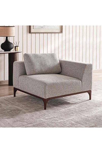 PAN HOME Grimm One Seater With Left Arm- Grey
