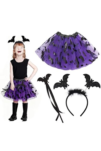 DELPI Costum de Halloween pentru fete, pentru petreceri tematice sau carnaval...