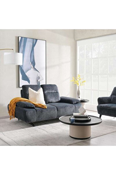 PAN HOME Electra 2 Seater Sofa - Blue