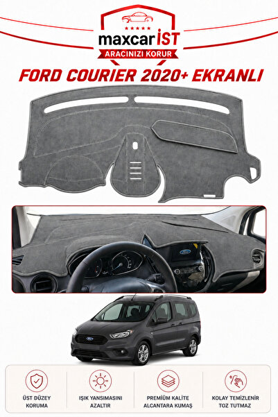CYBERLİNE Ford Courier (2020-2023) Elegance Serisi Uyumlu Torpido Koruma Örtü...