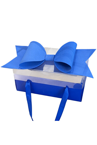 Generic Brand Luxury Transparent Lid Gift Box with Huge Bow and Handles, Gift...