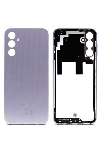 Samsung Κάλυμμα Μπαταρίας A145R Galaxy A14 Ασημί (Γνήσιο)