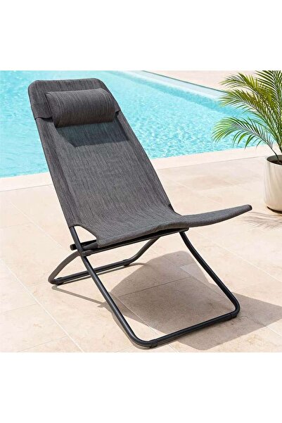 PAN HOME Rove Outdoor Beach Chair -grey
