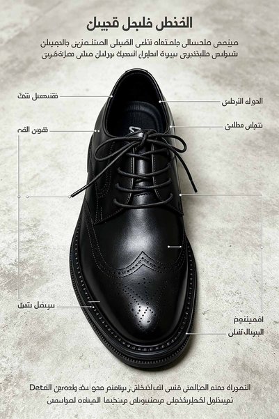 NajdEva Shop Premium Diamond-Stitched Leather Mules – Soft Cushioned Insole for Men