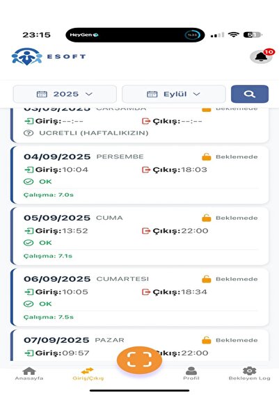 Mobil Personel Takip Programı