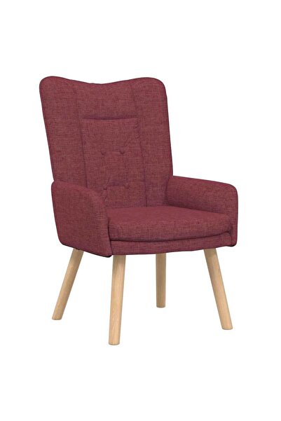 vidaxl fotoliu Roșu Vin 63 x 67 x 94 cm Țesătură și placaj