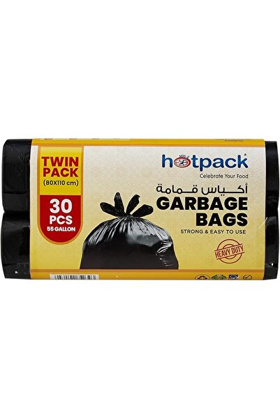 Hotpack Garbage Bag Roll Economy 80X110cm, 15 Pieces X 2 Roll