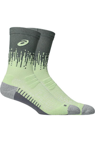 Asics RUN SOCK CREW Yeşil Koşu Çorabı 3013A977-407