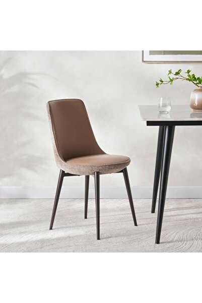 PAN HOME Leona Dining Chair - Brown
