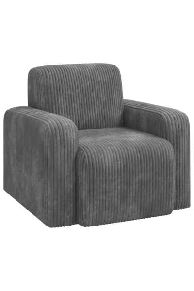 vidaxl Fotoliu Gri deschis cord