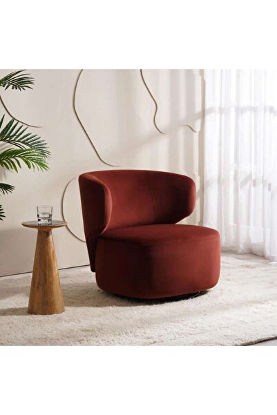 PAN HOME Glimmer Accent Chair - Cherry