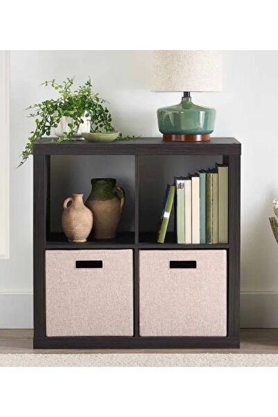 Arabest 73.6*39*73.4cm 13.31kg 4-Cube Square Storage Cabinet Book Holder Book...