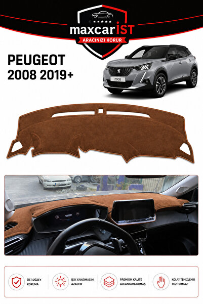 COLONY Peugeot 2008 (2019+) Elegance Serisi Uyumlu Torpido Koruma Örtüsü/Kılı...
