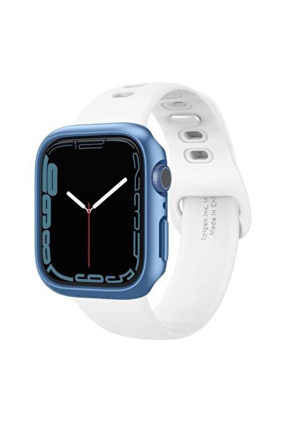 Spigen Θήκη PC Λεπτής Εφαρμογής για Apple Watch 7/ 8/ 9 45mm Μπλε