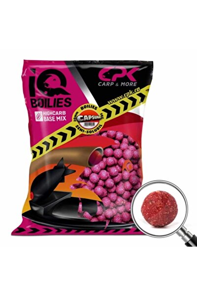CPK IQ Semi-Soluble Boilies 20mm Strawberry 3KG