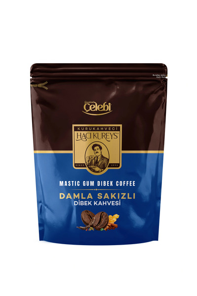 Gourmet Çelebi Kurukahveci Hacı Kureyş Damla Sakızlı Dibek Kahvesi 170 Gr.