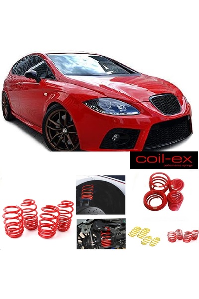 X POWER TUNİNG SEAT LEON 2005-2011 MK2 COİL-EX 4.5 CM HELEZON SPOR YAY