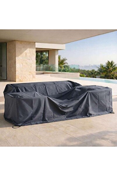 PAN HOME Sunguard Outdoor Waterproof Sofa Cover - 265x195x85 - Grey