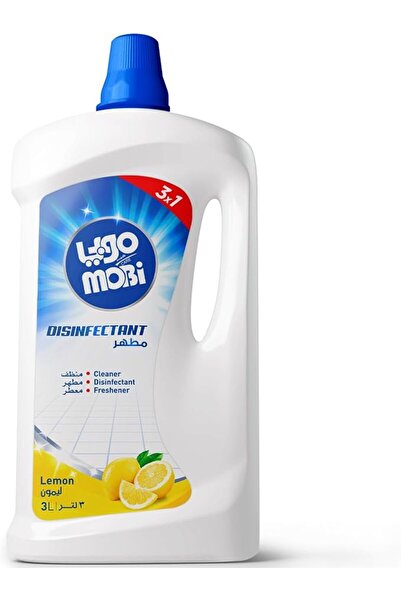 MOBILAX مطهر أرضيات برائحة الليمون - 3 لتر، عبوة واحدة