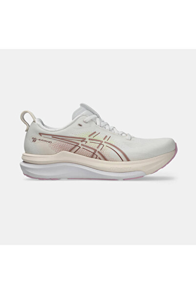 Asics GEL-KAYANO 33 حذاء الجري للنساء باللون الكريمي/الأسود 1012B939-100