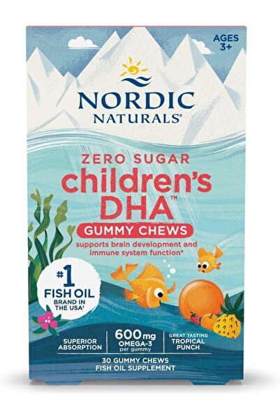 Nordic Naturals حلوى دا هيه إيه للأطفال، 600 ملغ - 30 قطعة
