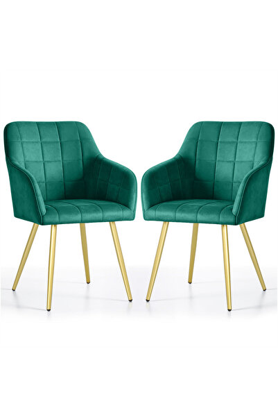 Akord Furniture Factory Set de 2 scaune de dining tapițate Luxano, cu velur, ...