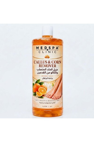 MEDSPACLINIC Callus & Corn Remover Liquid 1L – Orange Scent Foot Care Solutio...