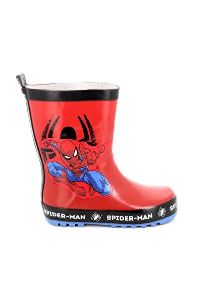 Marvel Παιδική Γαλότσα για Αγόρι Spiderman Χρώματος Κόκκινο SP015630