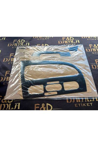 FD Damla Etiket Seat Leon Front Chest Mahogany Finish Color Set Black Color Set