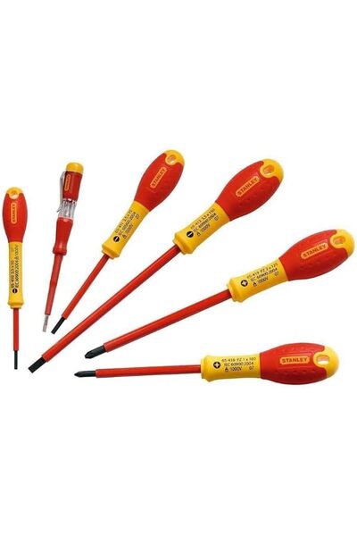 STANLEY FATMAX طقم مفكات ستانلي 065441 فات ماكس معزولة (فيليبس ومتوازية) (6 قطع)