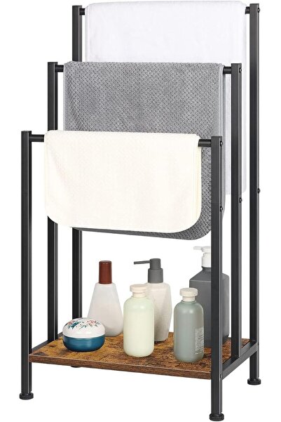 GENERAL Freestanding Towel Racks for Bathroom, 3 Tier Blanket Rack, Blanket H...