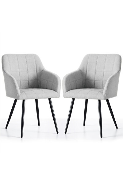 Akord Furniture Factory Set de 2 scaune de dining tapițate cu velur Luxano, c...