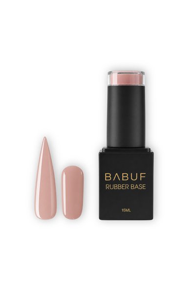 BABUF Bază Rubber Latte Nude RB36, 15ml