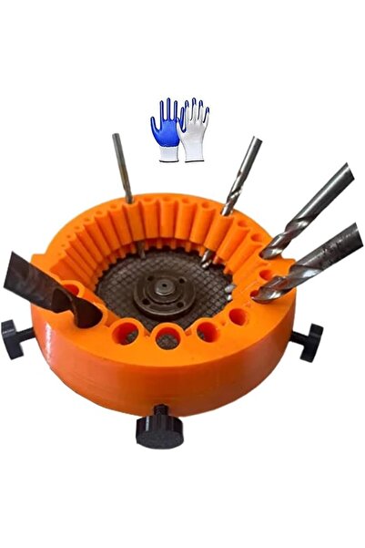Oshima Tsubaki Drill Bit Sharpener, Power Drill Bit Grinding Attachment, Powe...