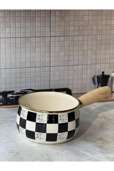 ROSSEV Enamel Sauce Pan Dama Kaçerol 15cm