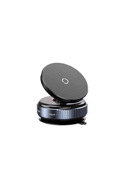 Generic Magnetic Suction Mobile Phone Holder Rotatable 360 Degrees - Black