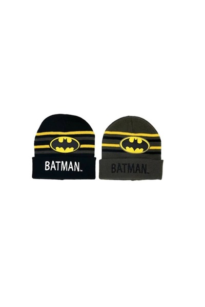 Stamion Παιδικό πλεκτό σκουφάκι Batman 02010 - Μαύρο