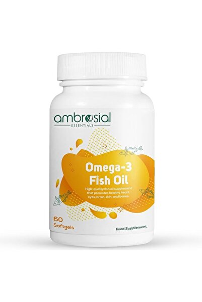 AMBROSIAL STORE Ambrosial Omega 3 fish oil | 1000 mg with 180 mg EPA & 120 mg...