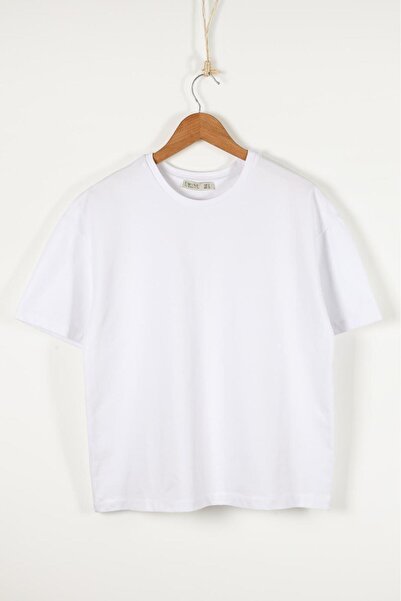Twine basic %100 Pamuk Oversize Basic T-Shirt